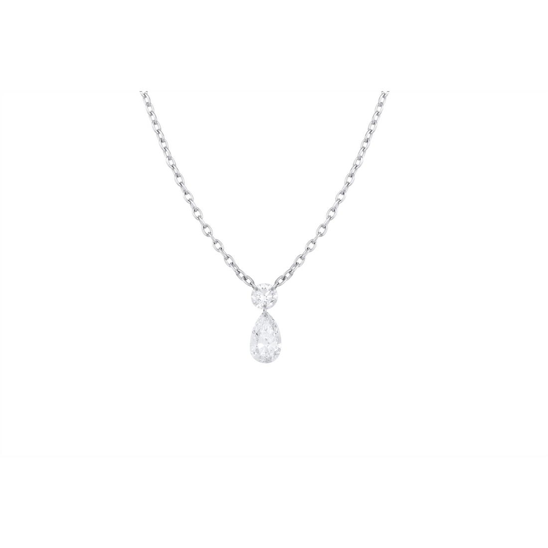 Necklaces Necklaces in White Gold containing Diamond 452276