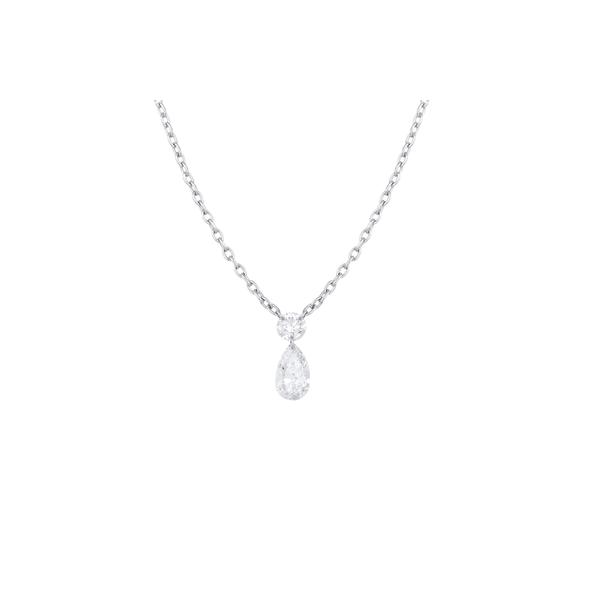 Necklaces Necklaces in White Gold containing Diamond 452276