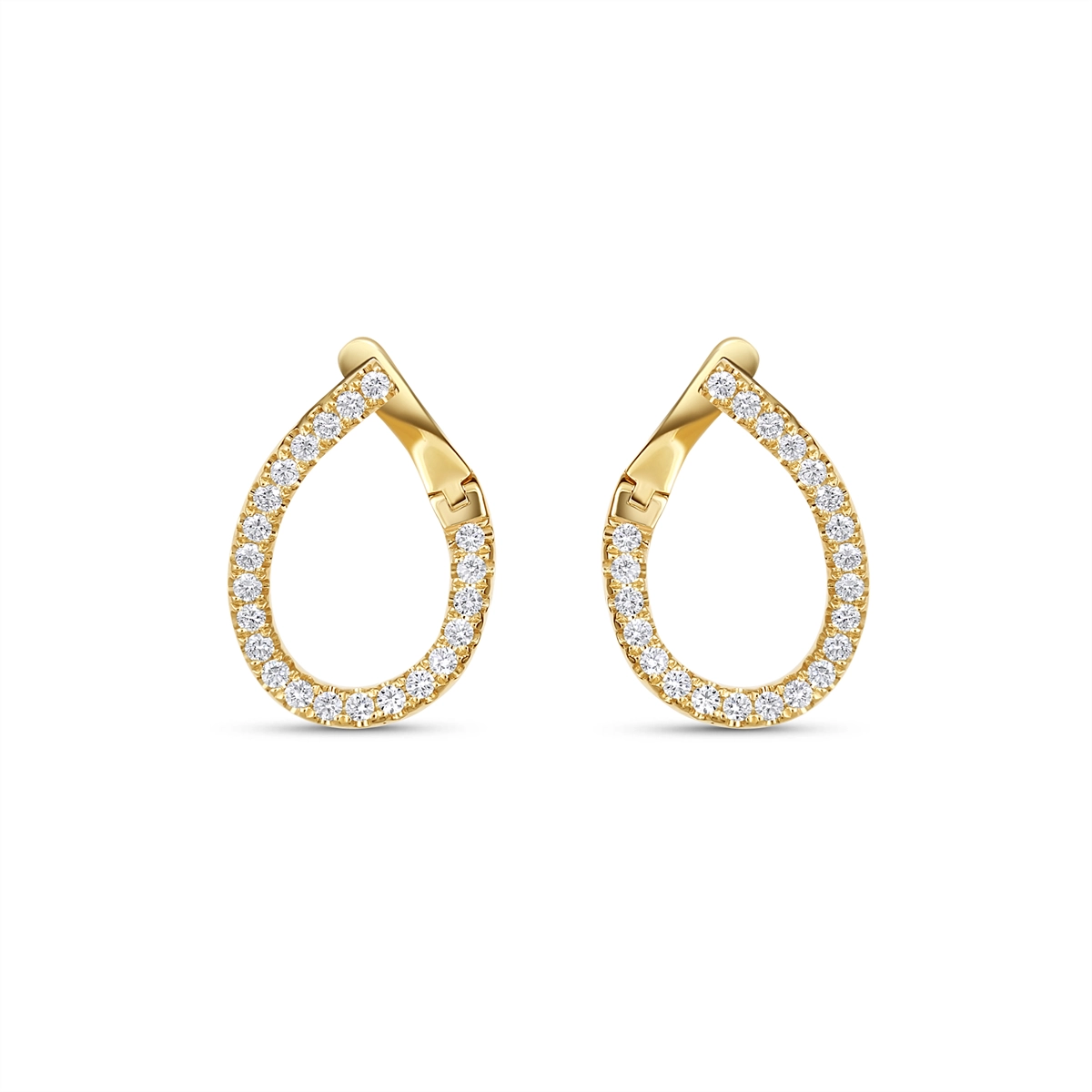 Earrings Earrings in Yellow Gold containing Diamond 452291