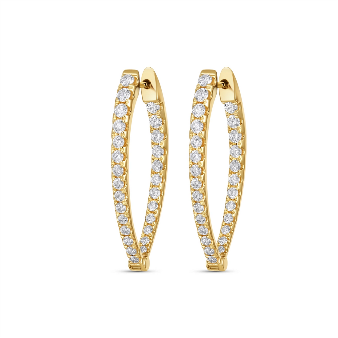 Earrings Earrings in Yellow Gold containing Diamond 452292