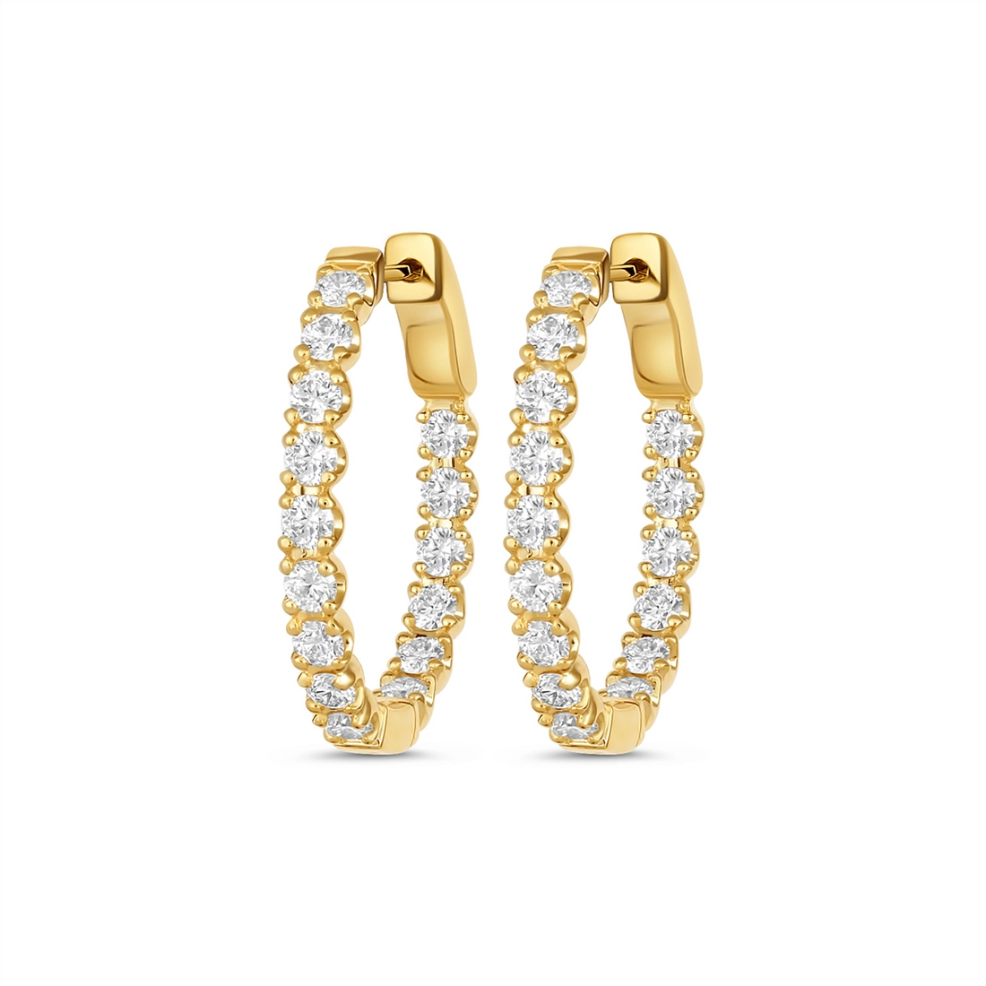 Earrings Earrings in Yellow Gold containing Diamond 452294