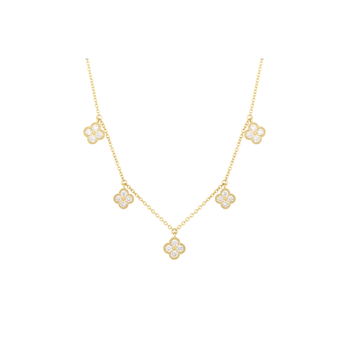 Necklaces Necklaces in Yellow Gold containing Diamond 452297