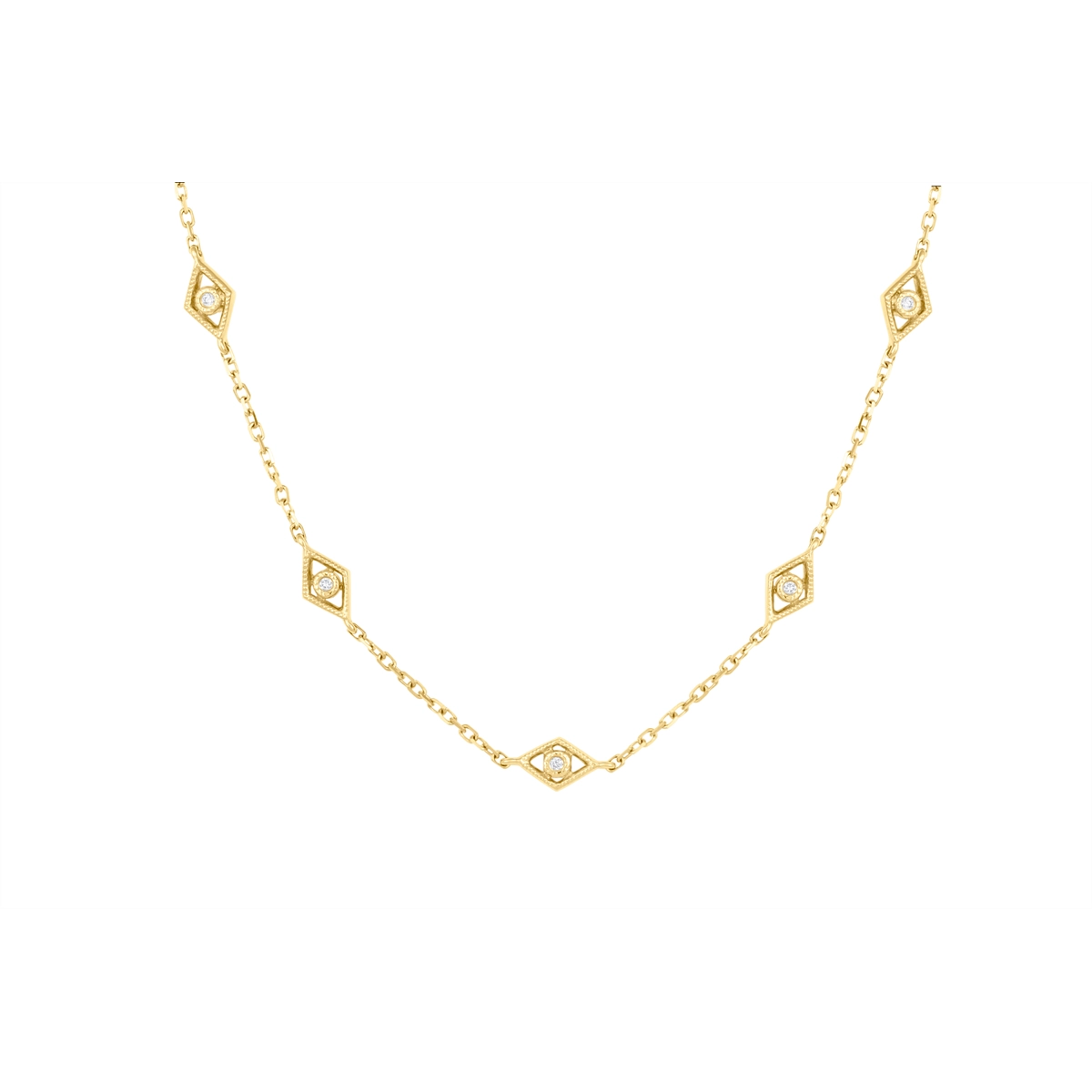 Necklaces Necklaces in Yellow Gold containing Diamond 452300