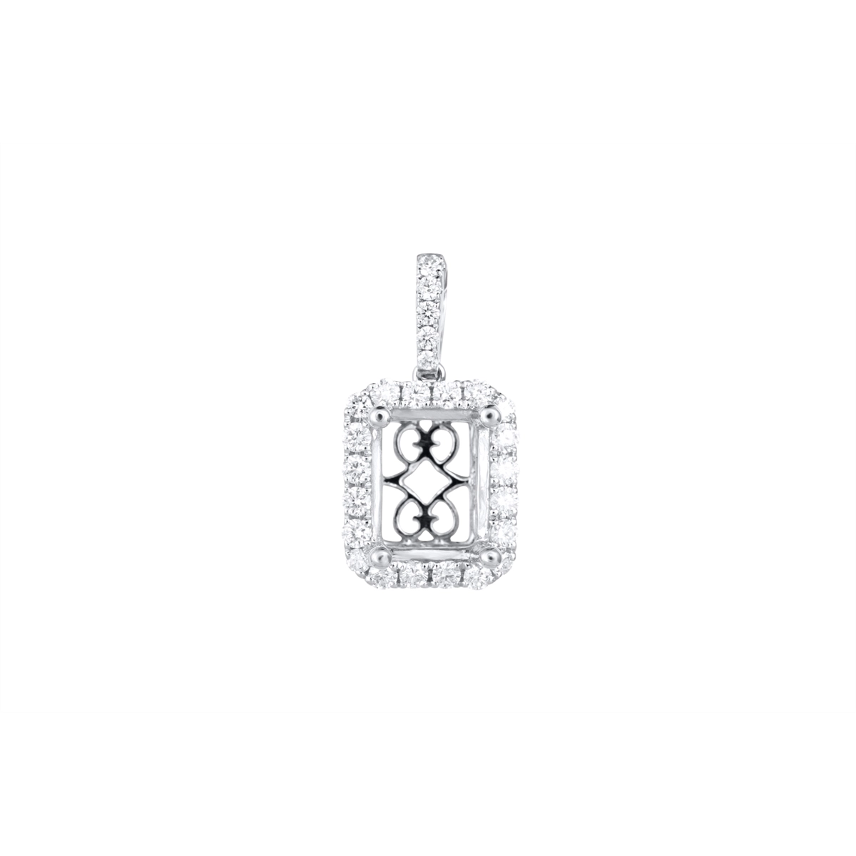 Pendants Pendants in White Gold containing Diamond 452310