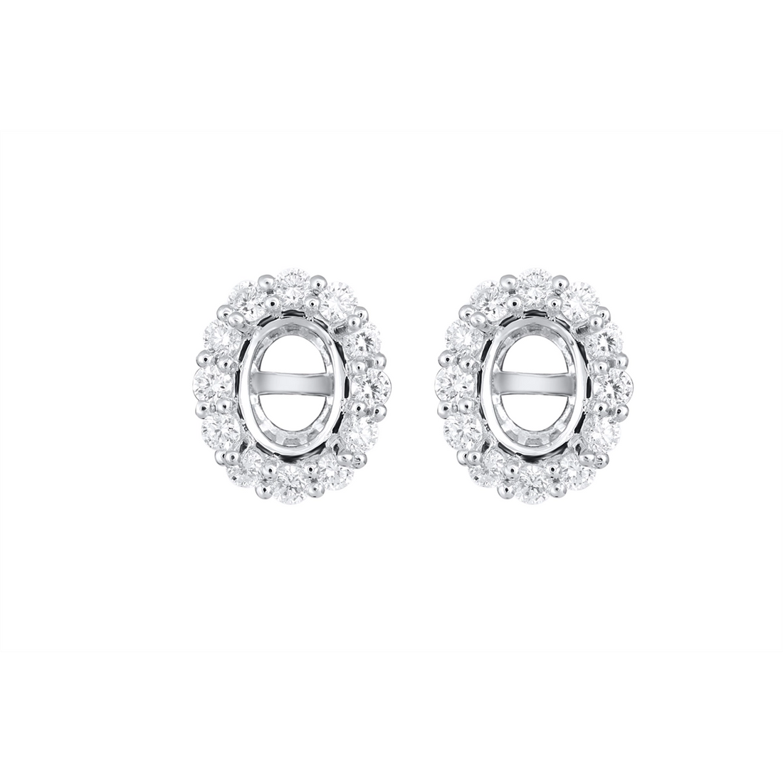Earrings Earrings in White Gold containing Diamond 452313