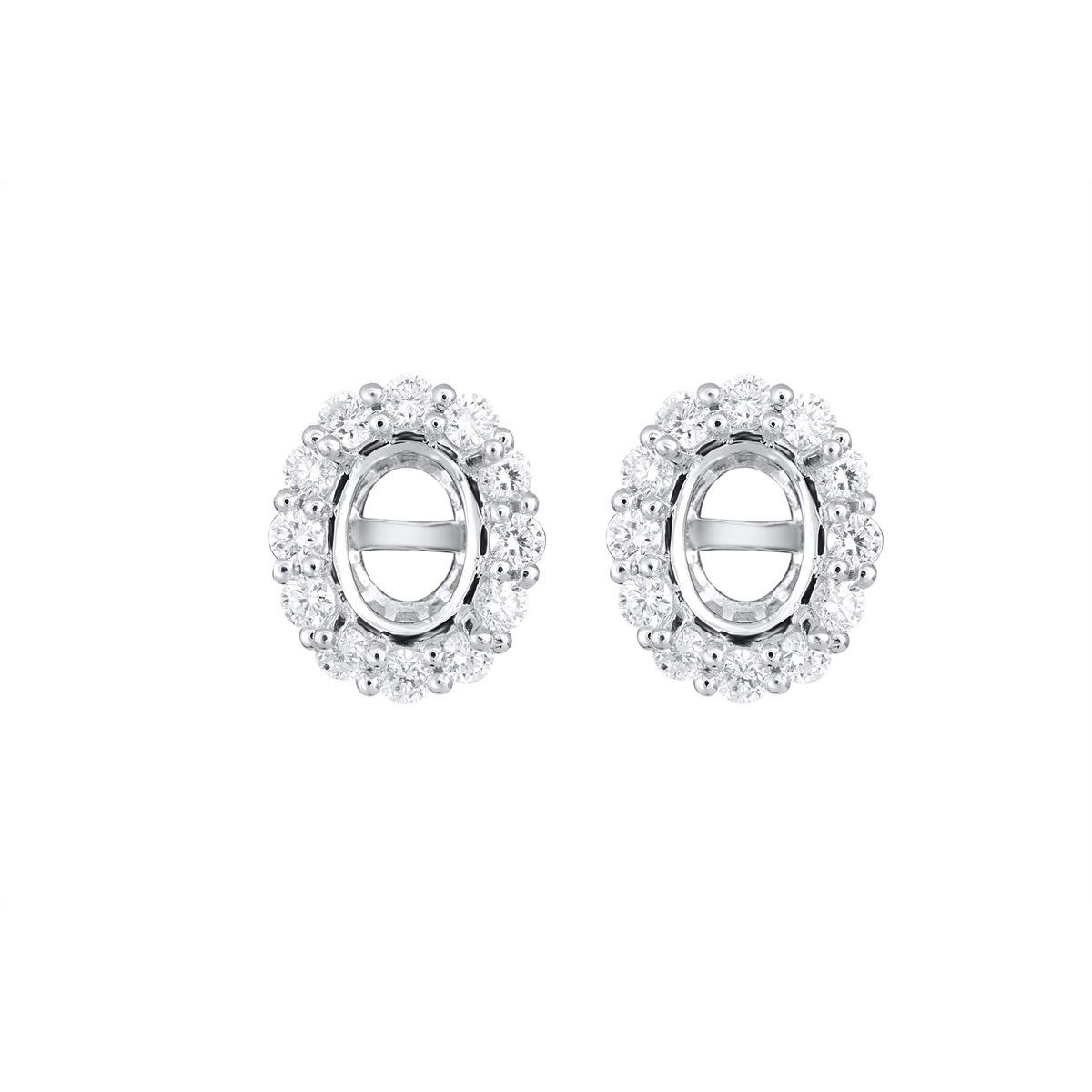 Earrings Earrings in White Gold containing Diamond 452313