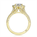 Tacori Engagement Rings in Yellow Gold containing Diamond HT 2551 CU 8 Y