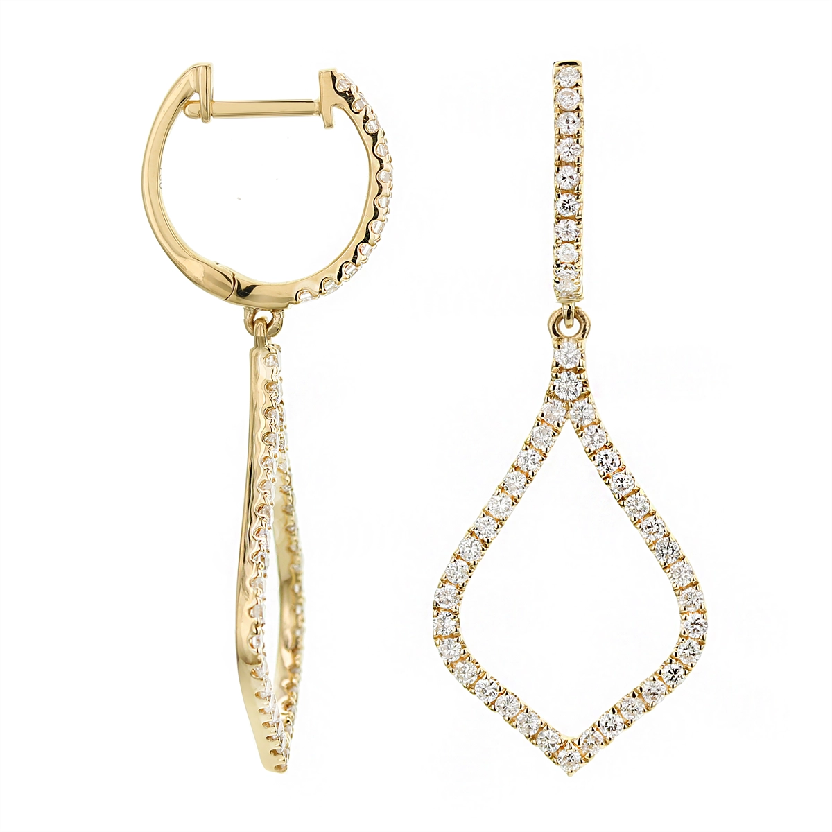 Earrings Earrings in Yellow Gold containing Diamond 452346
