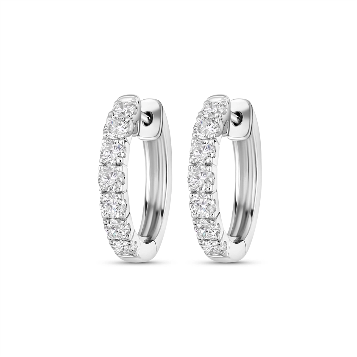 Earrings Earrings in White Gold containing Diamond 452347