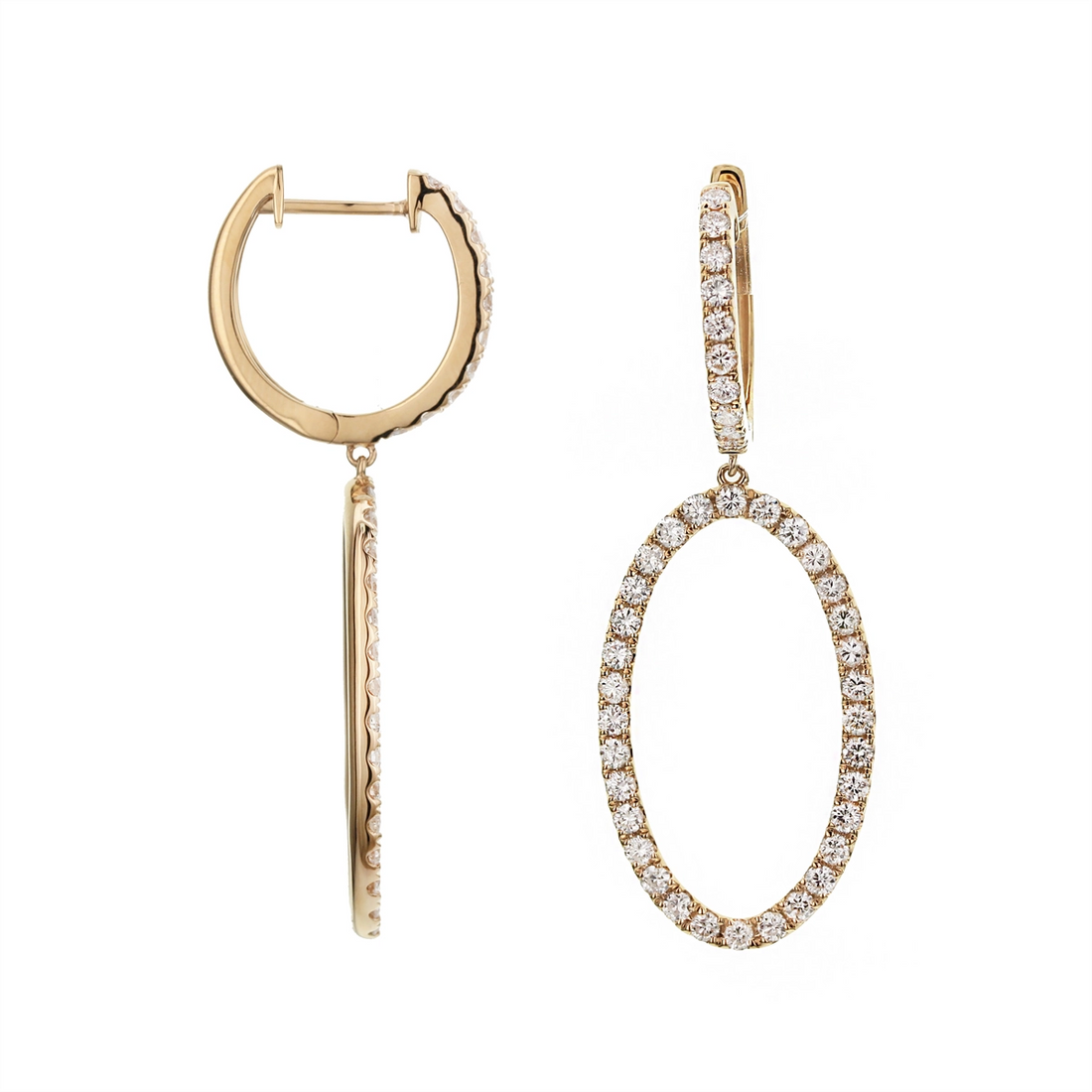 Earrings Earrings in Yellow Gold containing Diamond 452363