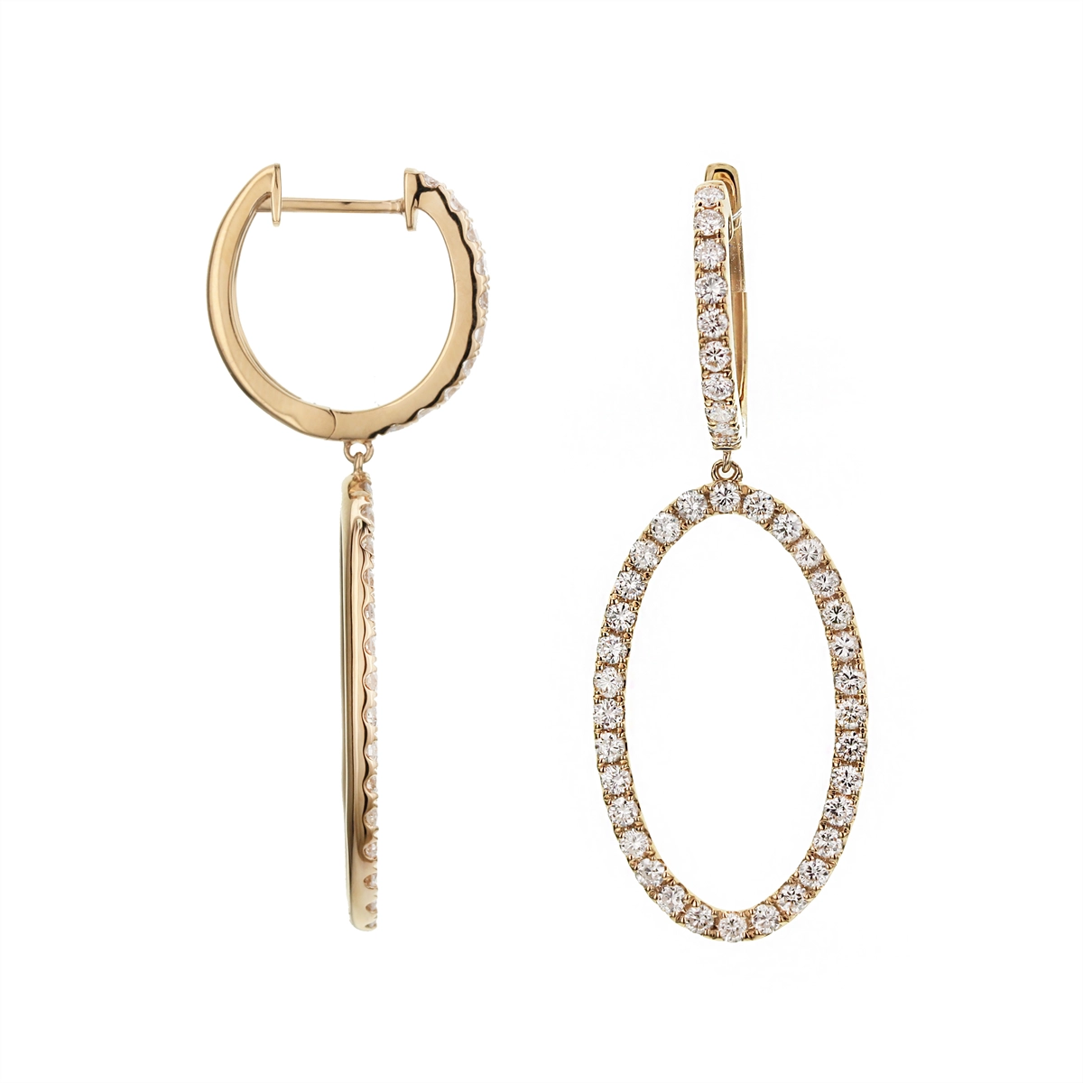 Earrings Earrings in Yellow Gold containing Diamond 452363