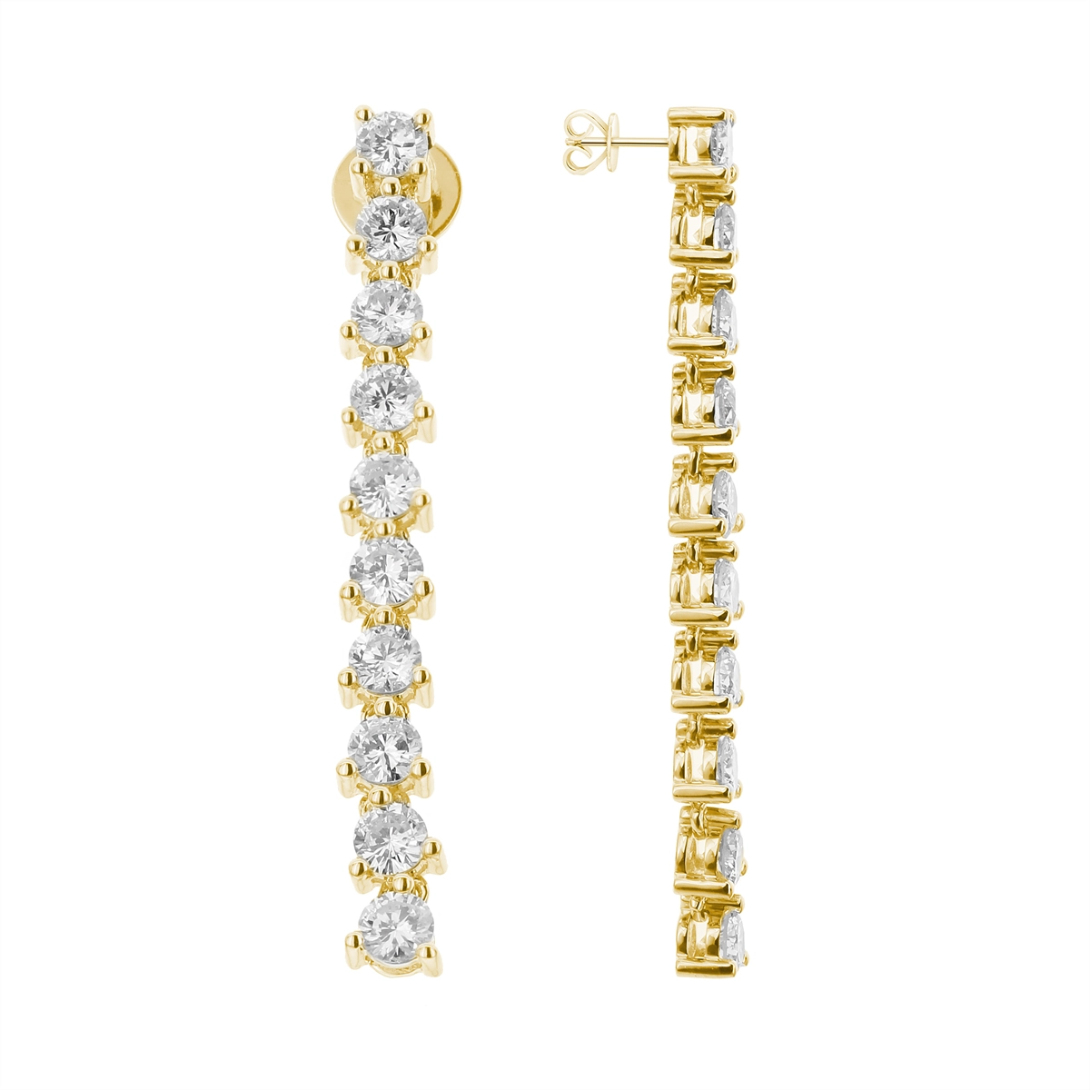 Earrings Earrings in Yellow Gold containing Diamond 452366