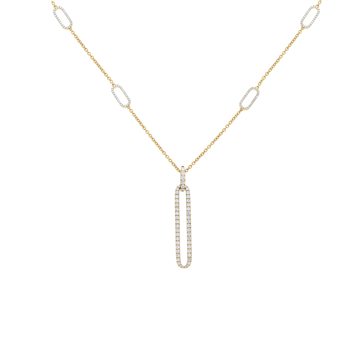 Necklaces Necklaces in Yellow Gold containing Diamond 452373