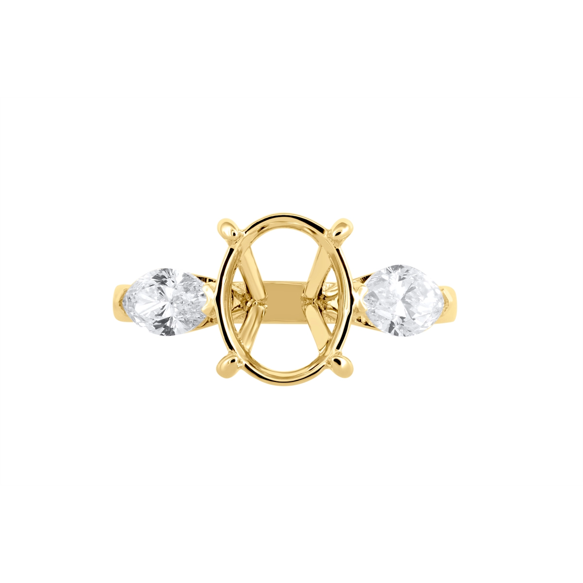 Engagement Collections Engagement Rings in Yellow Gold containing Diamond 452501