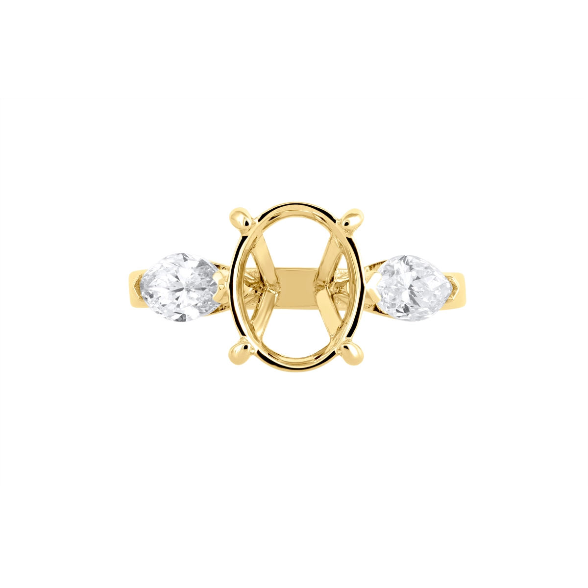Engagement Collections Engagement Rings in Yellow Gold containing Diamond 452502