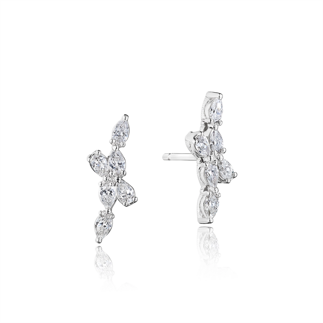 Tacori Earrings in White Gold containing Diamond FE 829