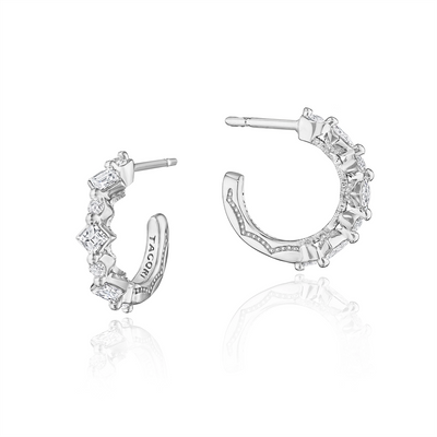 Tacori Earrings in White Gold containing Diamond FE 892