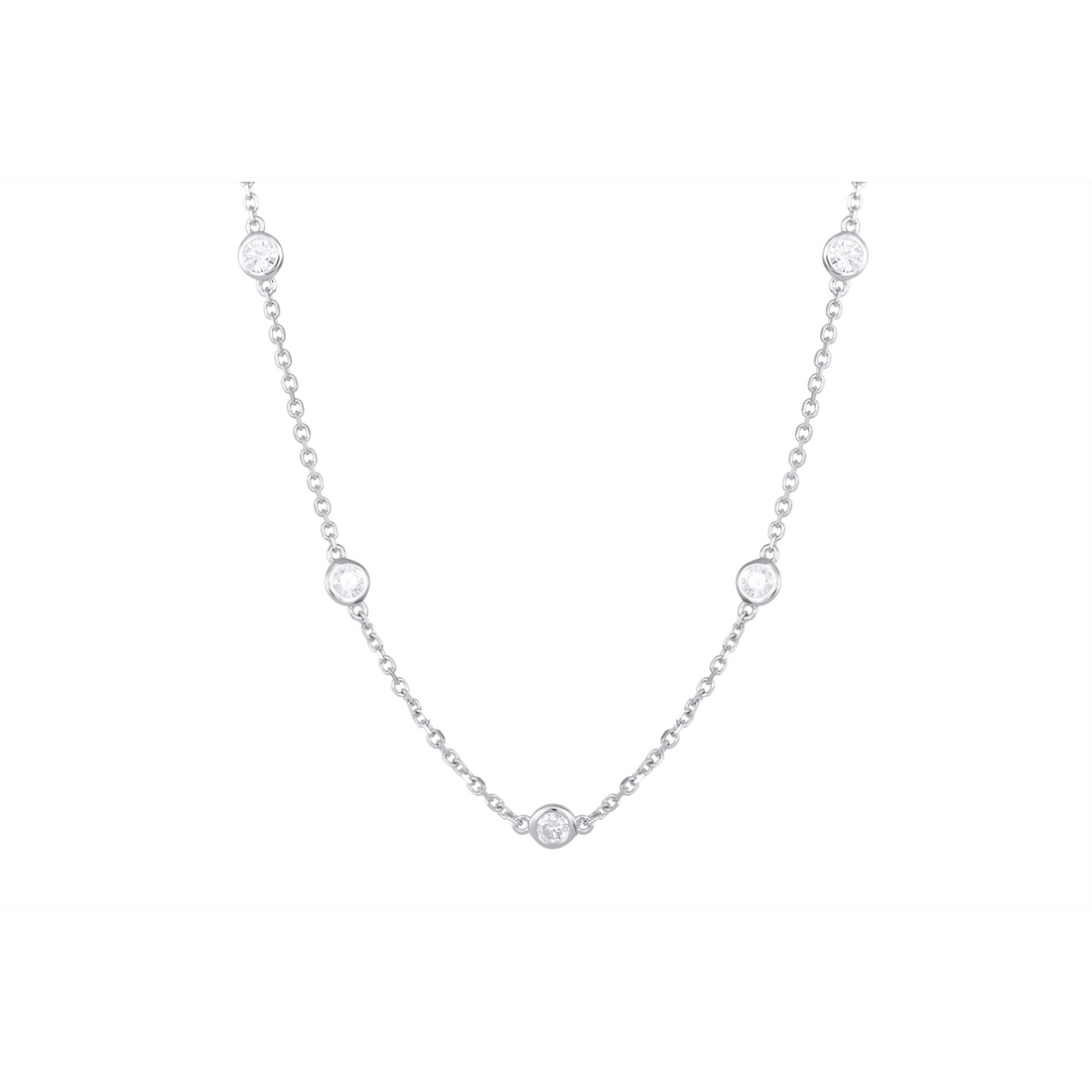 Necklaces Necklaces in White Gold containing Diamond 452631