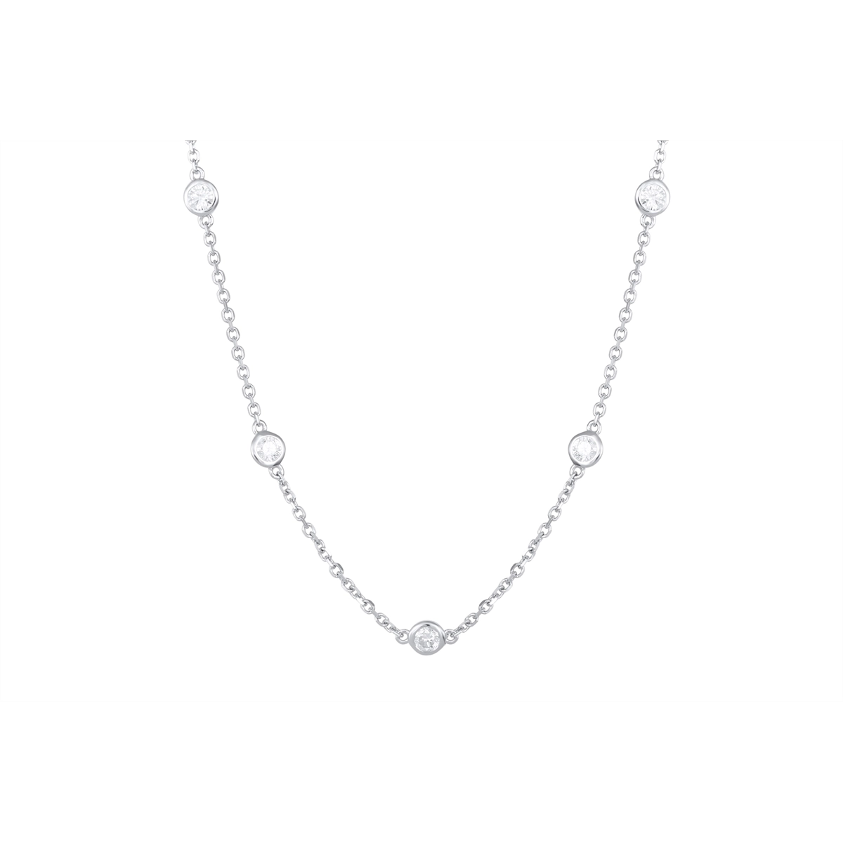 Necklaces Necklaces in White Gold containing Diamond 452631