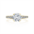 Tacori Engagement Rings in Yellow Gold containing Diamond HT 2579 RD 9 Y