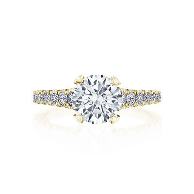 Tacori Engagement Rings in Yellow Gold containing Diamond HT 2579 RD 9 Y