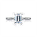 Tacori Engagement Rings in Platinum/Palladium containing Diamond HT 2546 2.5 EC 10.5X7.5