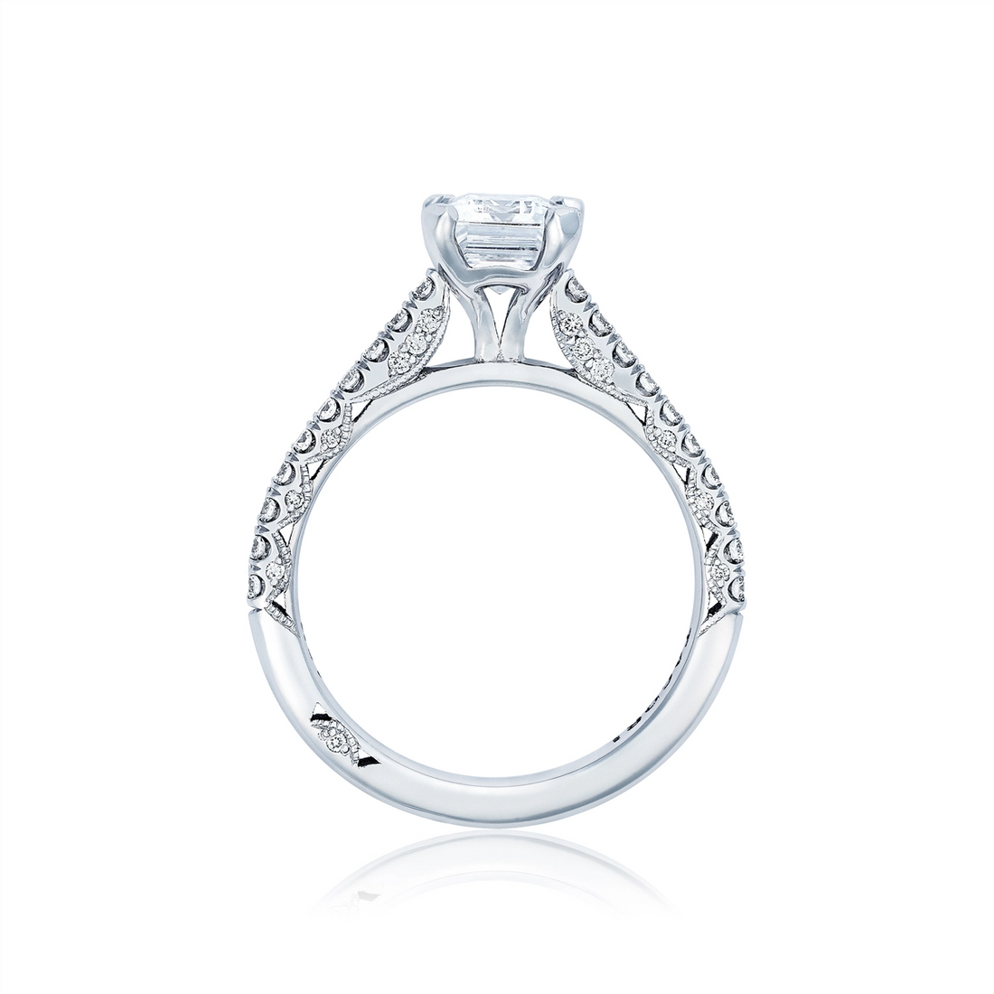 Tacori Engagement Rings in Platinum/Palladium containing Diamond HT 2546 2.5 EC 10.5X7.5