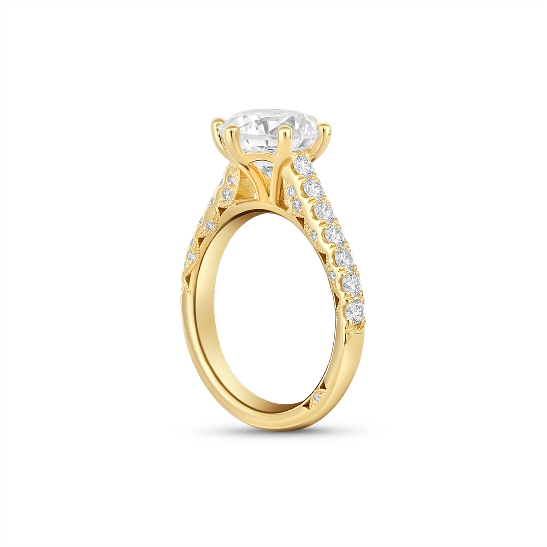 Tacori Engagement Rings in Yellow Gold containing Diamond HT 2546 2.5 RD 9 Y