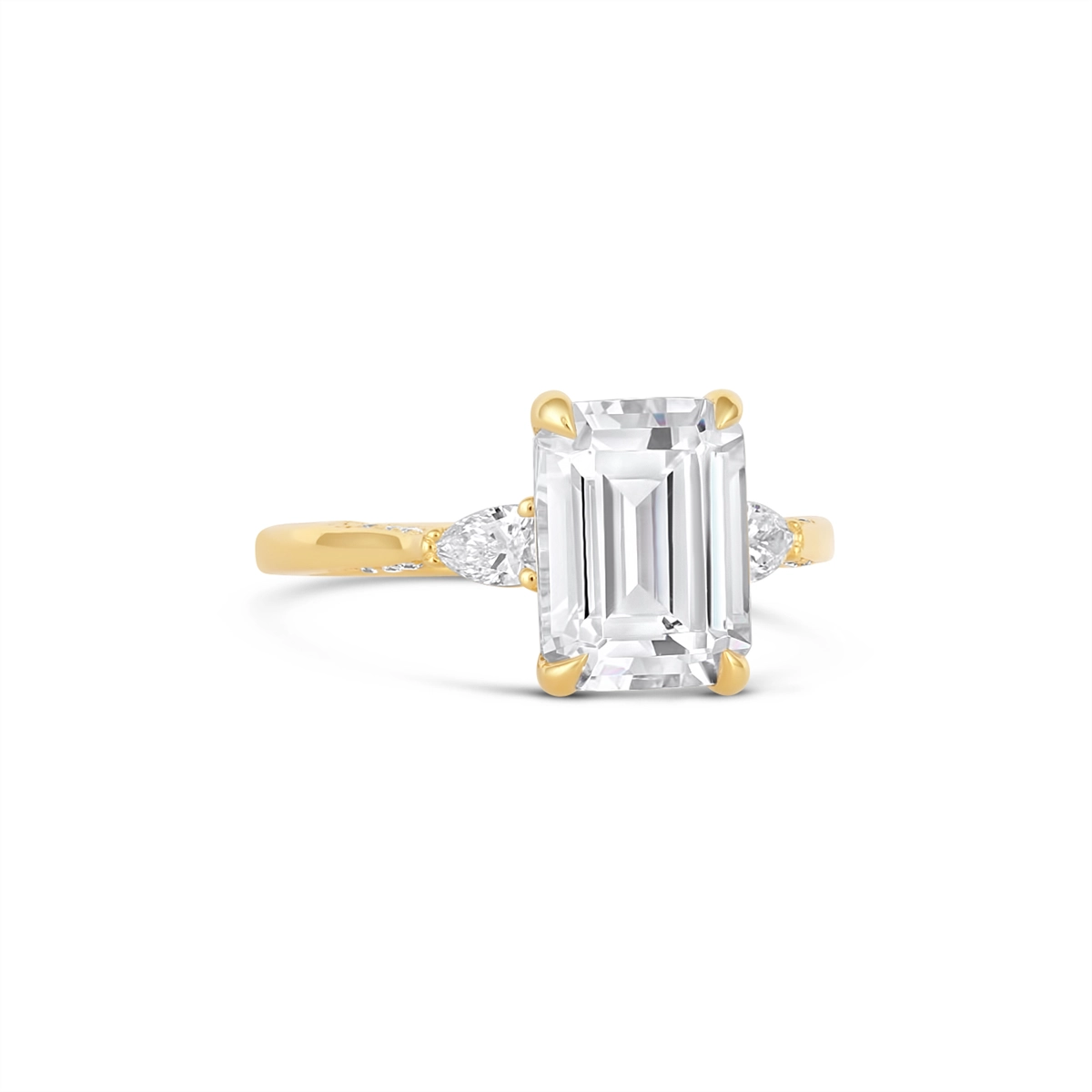 Tacori Engagement Rings in Yellow Gold containing Diamond 2668 EC 10X7 Y