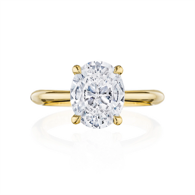 Tacori Engagement Rings in Yellow Gold containing Diamond HT 2671 OV 13X9 Y