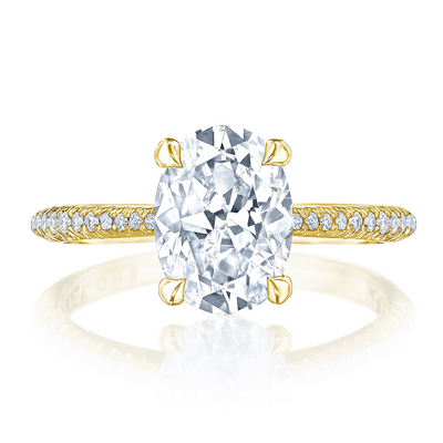 Tacori Engagement Rings in Yellow Gold HT 2581 OV 11.5X8.5 Y