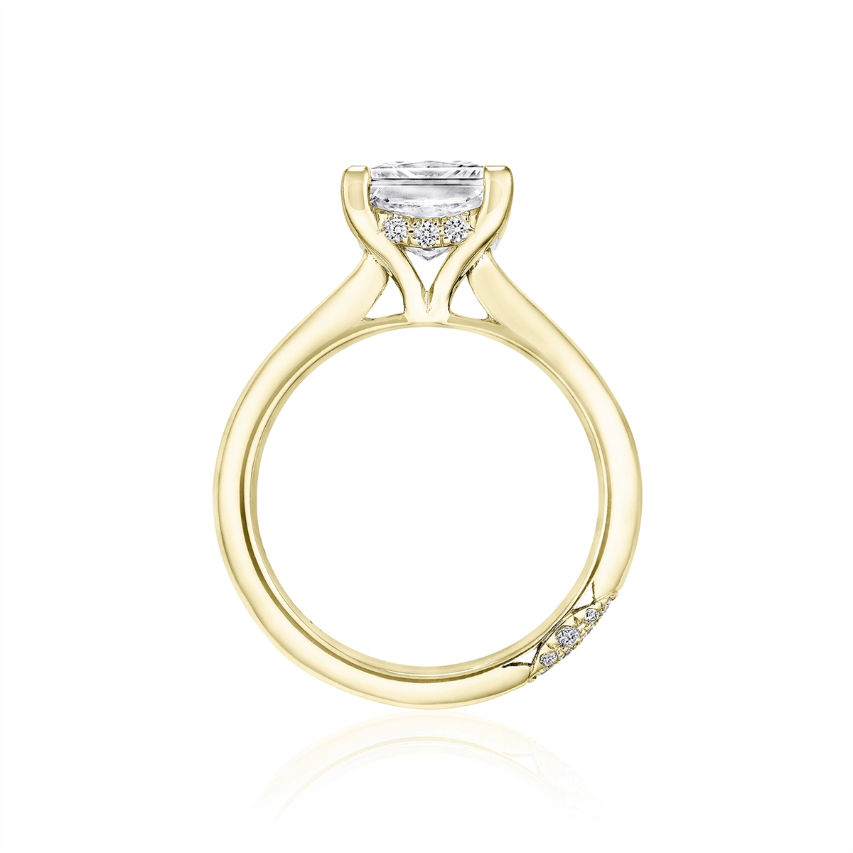 Tacori Engagement Rings in Yellow Gold containing Diamond HT 2671 PR 8 Y
