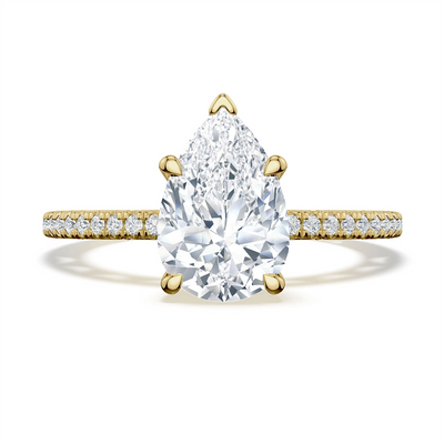 Tacori Engagement Rings in Yellow Gold containing Diamond 2720 2.2 PS 13X8 Y