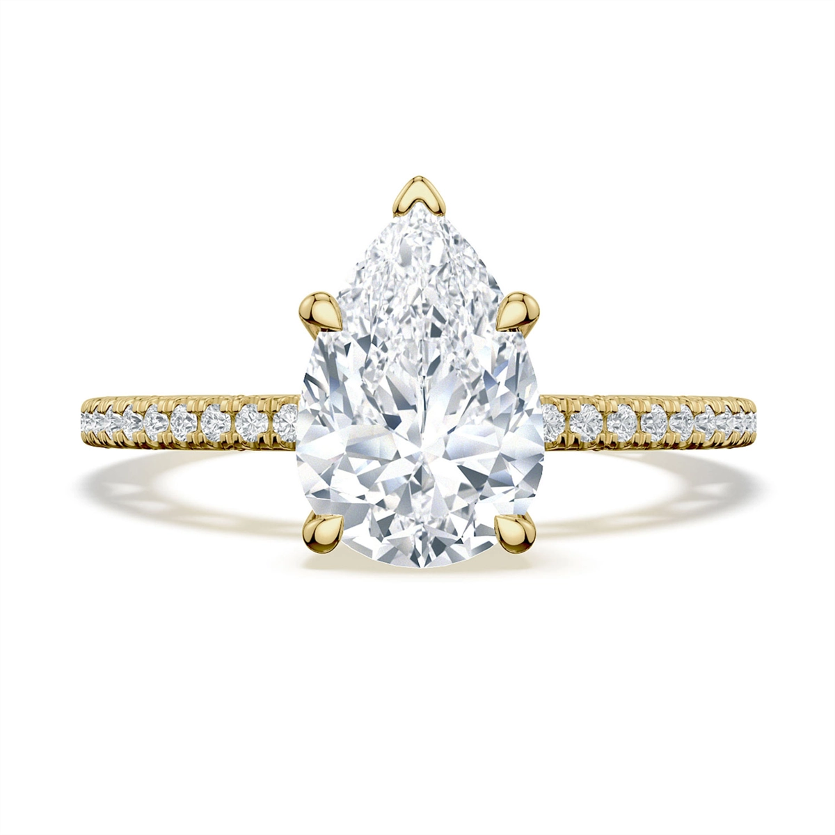 Tacori Engagement Rings in Yellow Gold containing Diamond 2720 2.2 PS 13X8 Y