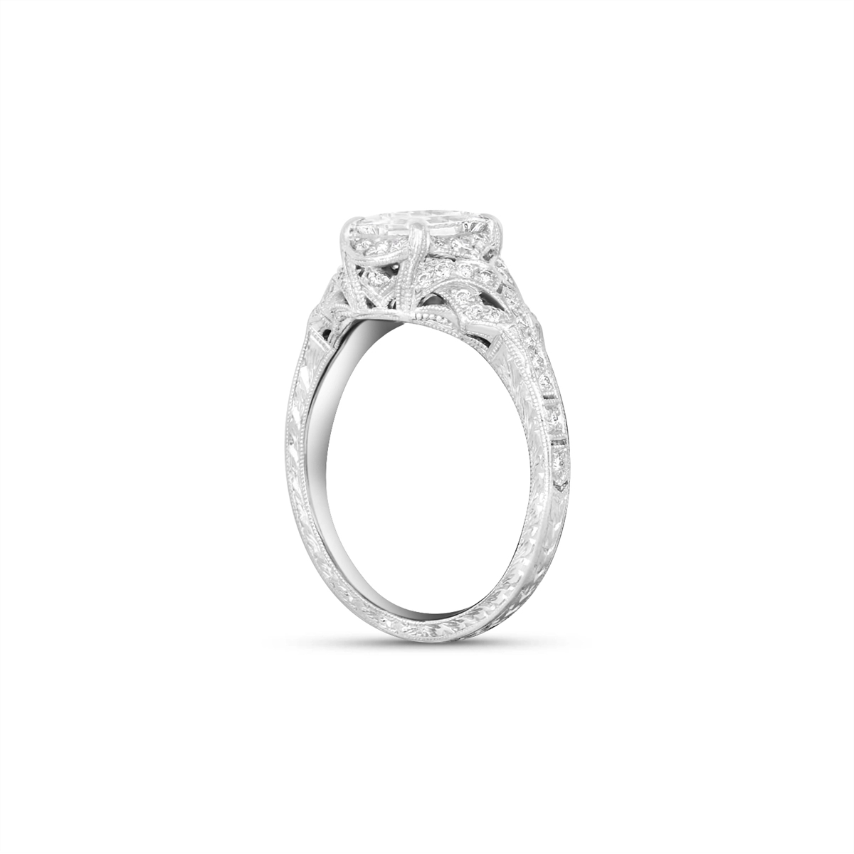 Engagement Collections Engagement Rings in Platinum/Palladium containing Diamond 452764