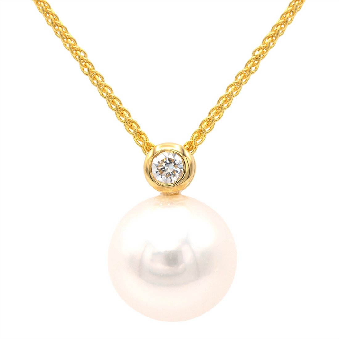 Necklaces Necklaces in Yellow Gold containing Multi-gemstone, Diamond, Pearl 452852