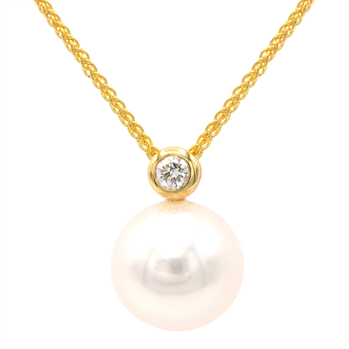 Necklaces Necklaces in Yellow Gold containing Multi-gemstone, Diamond, Pearl 452852