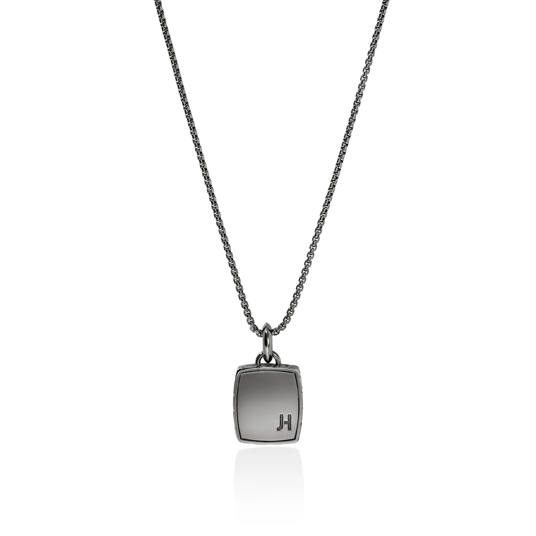 John Hardy Necklaces in Silver containing Mother of pearl, Black onyx, Other, Multi-gemstone NMS988201BRDBONHE26