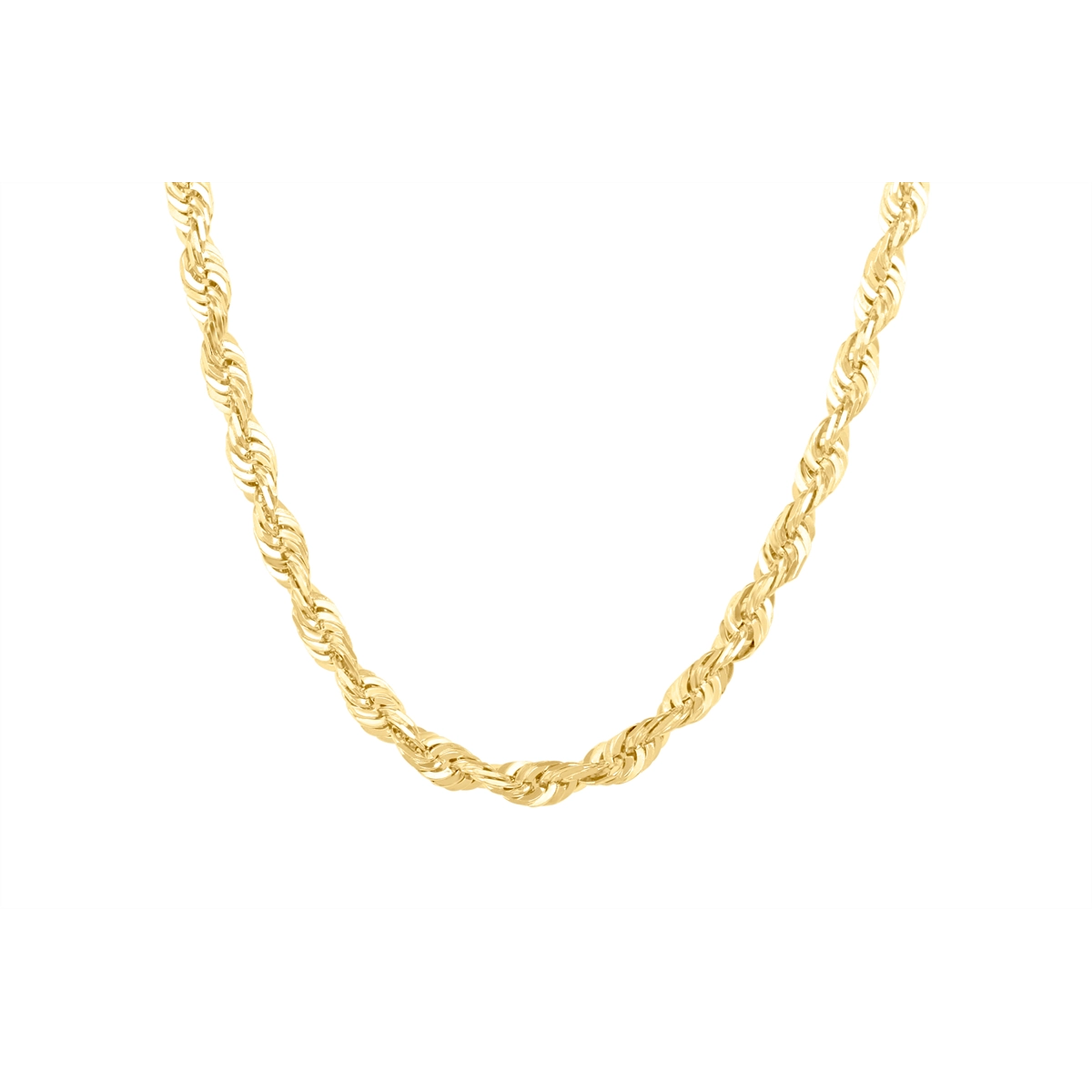 Necklaces Jewelry in Yellow Gold ROPE-3.5MM-Y-20