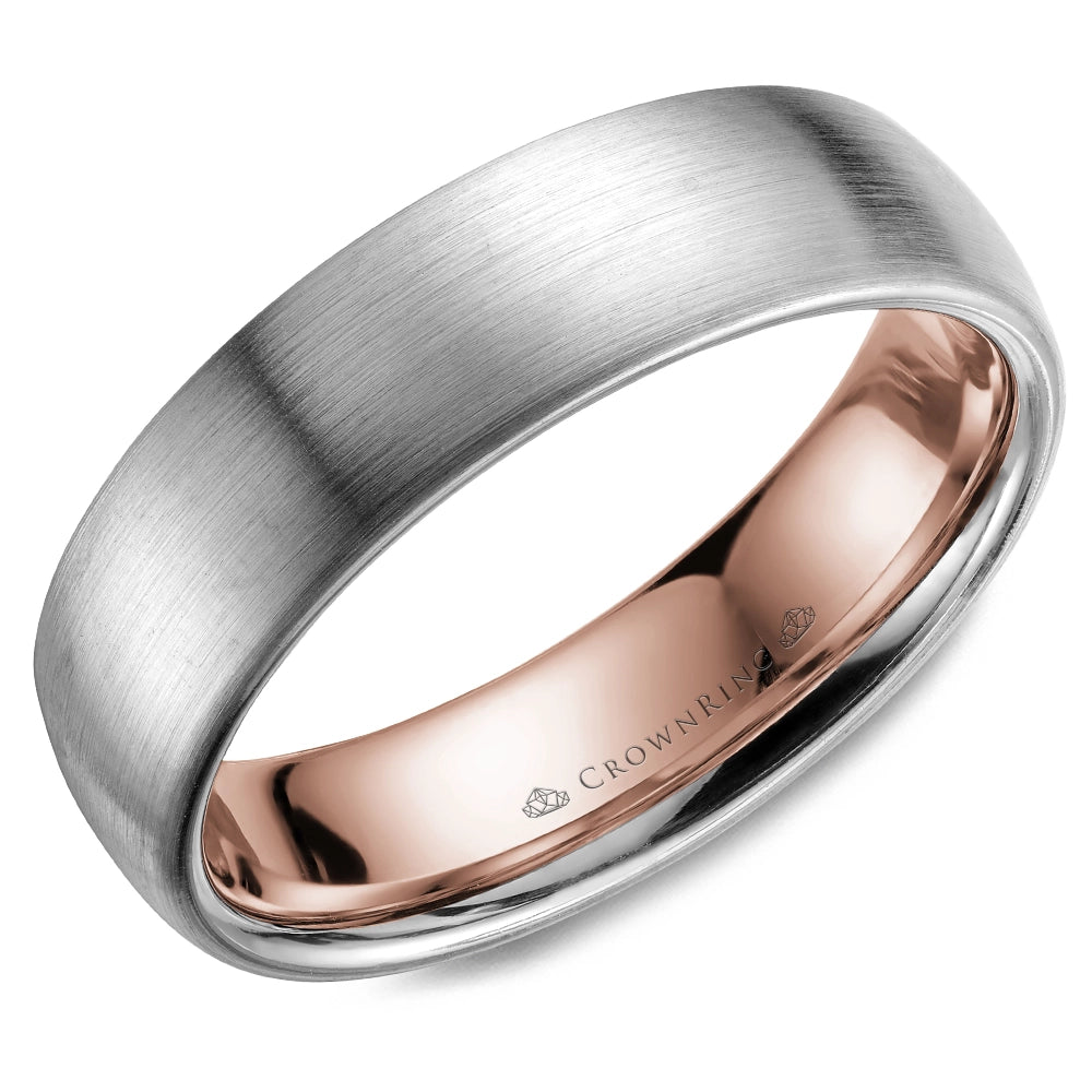 CrownRing Engagement in Mixed Metals WB-039C6WR-M9
