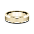 Mens Bands Engagement in Yellow Gold 453157