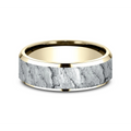 Mens Bands Engagement in Mixed Metals 453159