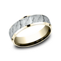 Mens Bands Engagement in Mixed Metals 453159