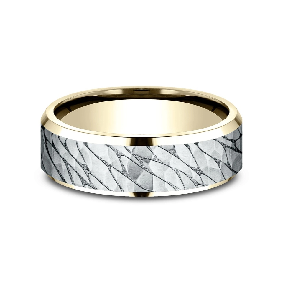 Mens Bands Engagement in Mixed Metals 453160
