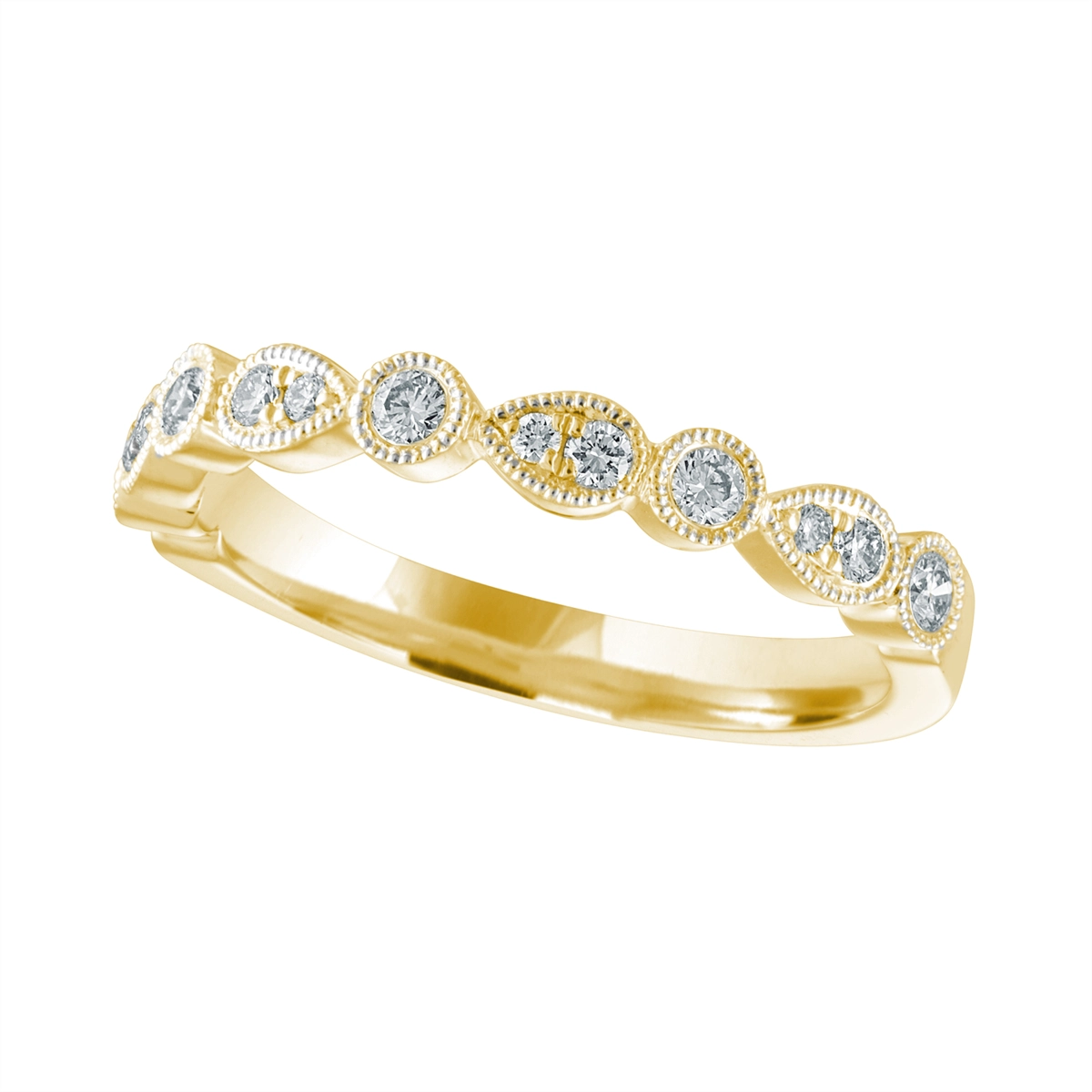 Wedding Bands Rings in Yellow Gold containing Diamond 453242