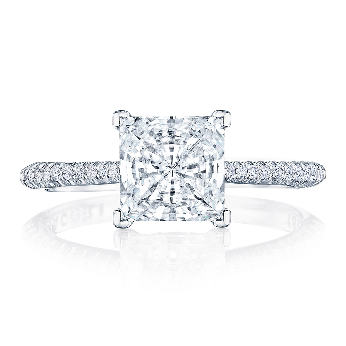 Tacori Engagement Rings in Platinum/Palladium containing Diamond HT 2581 PR 7