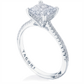 Tacori Engagement Rings in Platinum/Palladium containing Diamond HT 2581 PR 7
