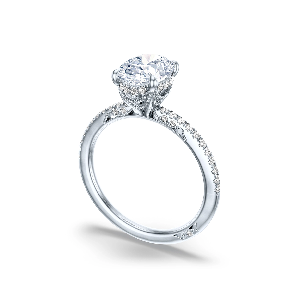 Tacori Engagement Rings in Platinum/Palladium containing Diamond 453380
