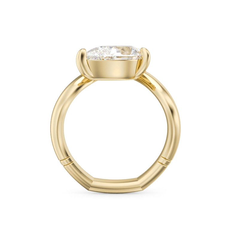 Noam Carver  Engagement Rings in Yellow Gold A147-01YM-FCYA