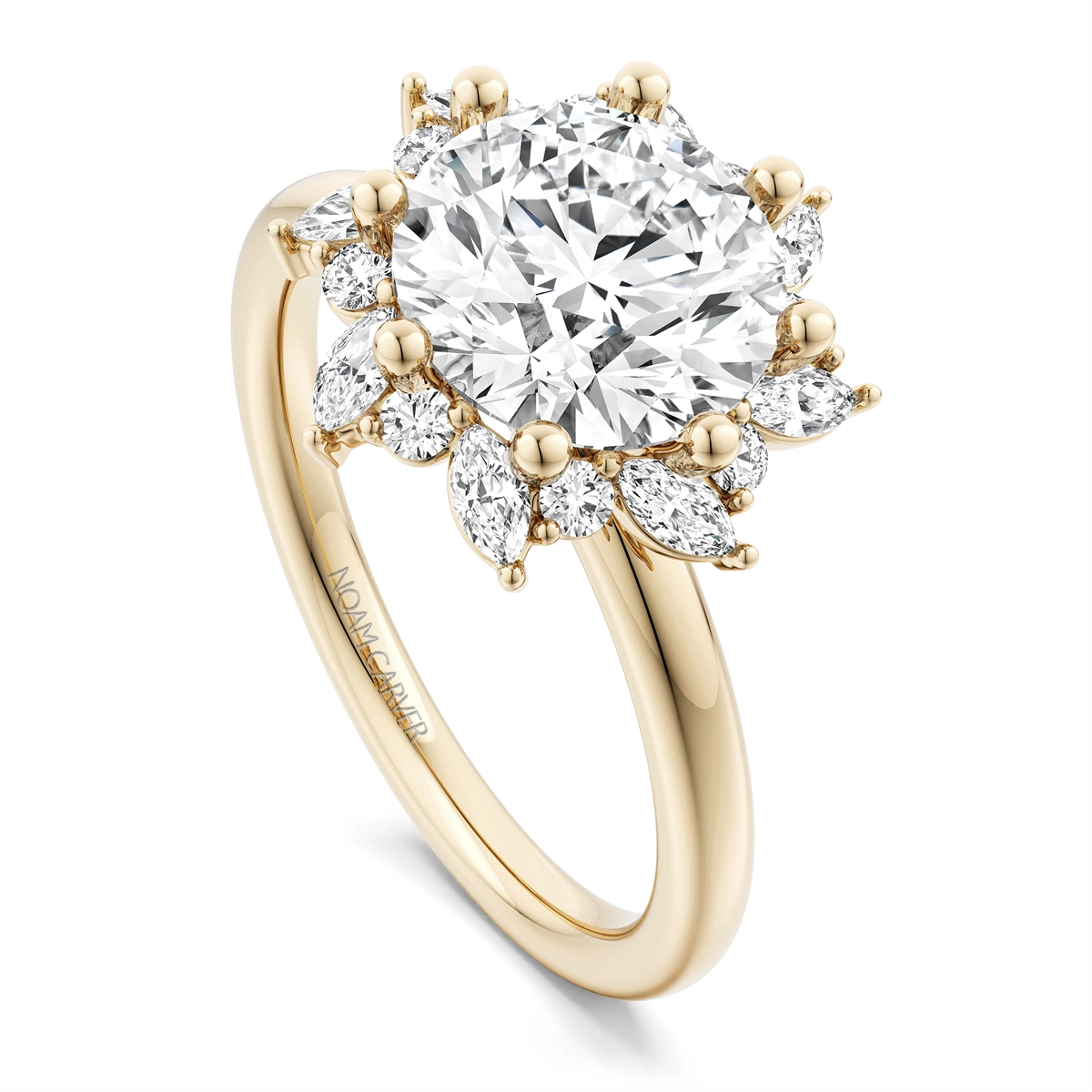 Noam Carver  Engagement Rings in Yellow Gold containing Diamond B490-01YM-200A